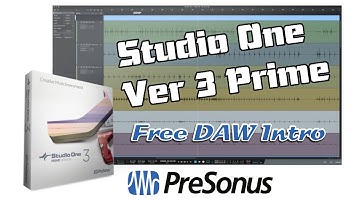 PreSonus Studio One v3 Prime, Free DAW - Introduction, Limitations