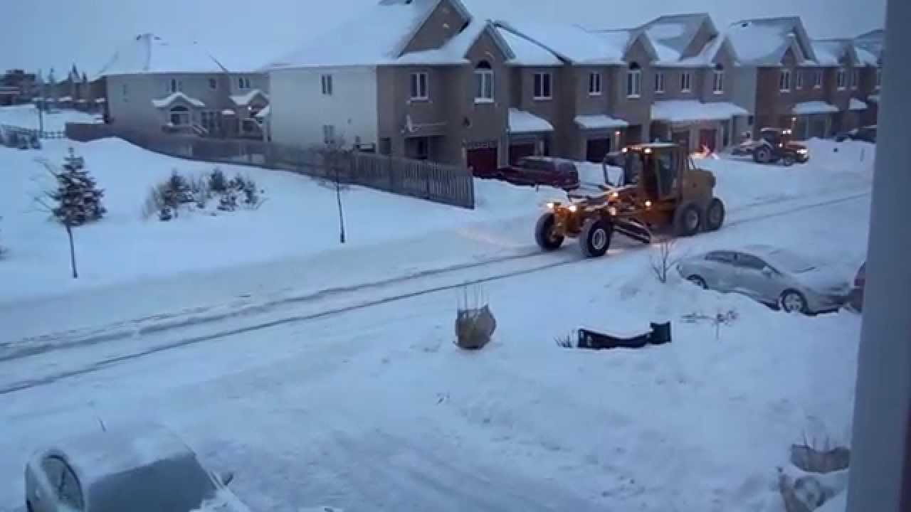 Ottawa Snow Plough Get out your shovels YouTube