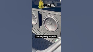 Kicker compR 12s loaded enclosure #automobile #subwoofer  #kickeraudio #CompR