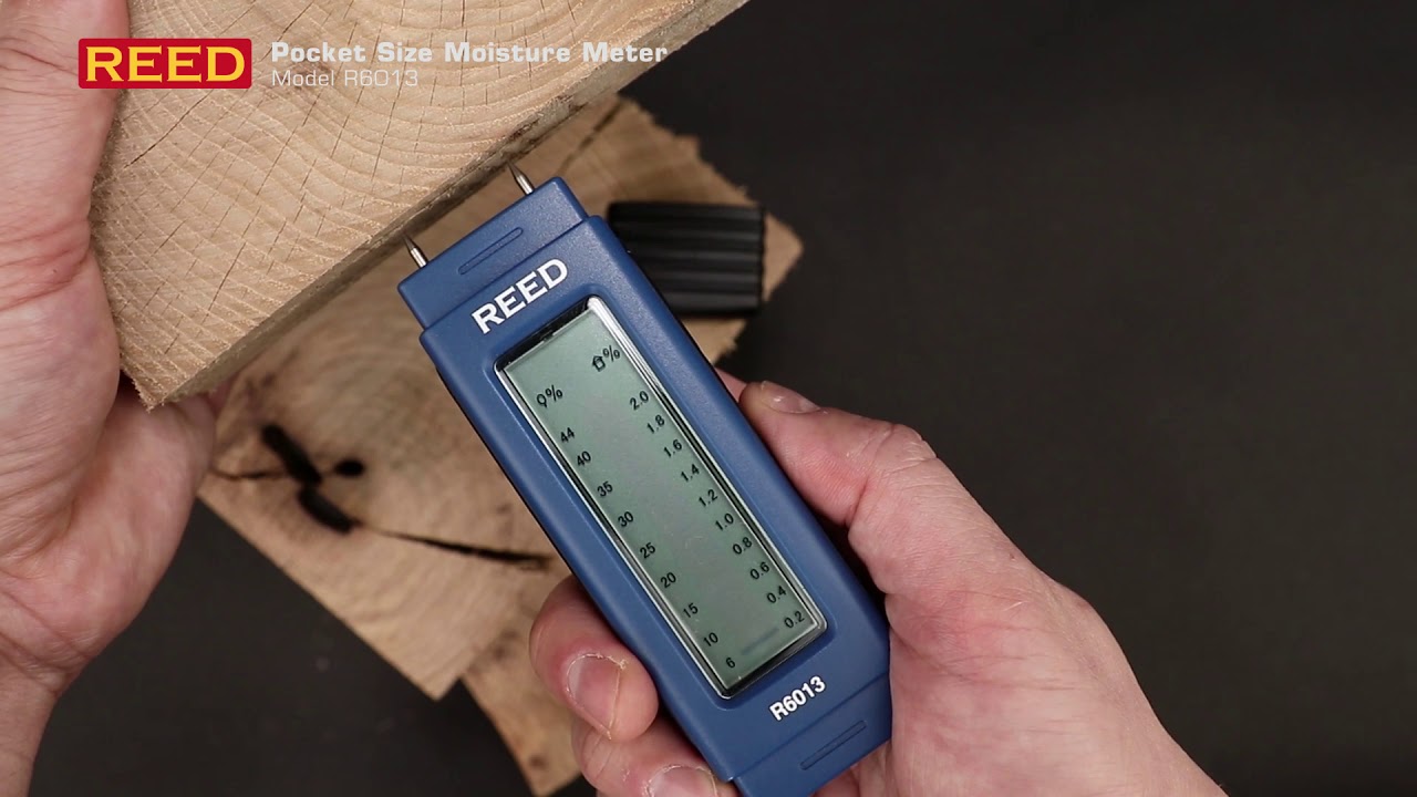 REED R6010 Détecteur d'humidité lcd 0 - 100%