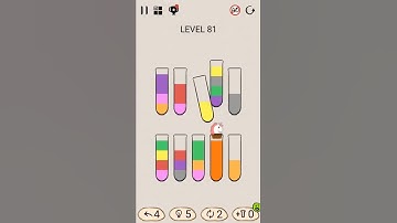 SortPuz Level 81 | Android Games | SortPuz: Water Color Sort Puzzle Games #sortpuz #youtubeshorts