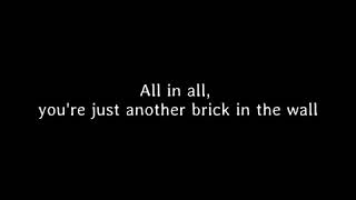 Pink Floyd - Another Brick in the Wall (Part 2) Lyrics