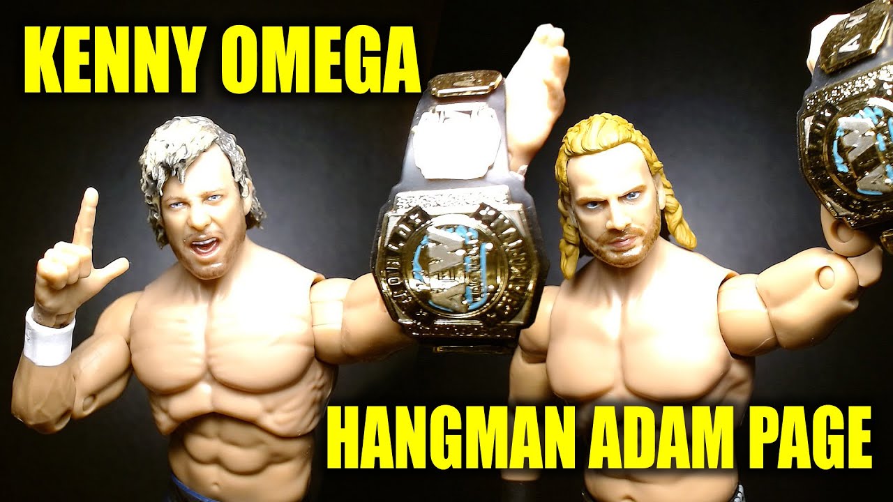 Kenny Omega & Hangman Adam Page - AEW 2-Pack Toy Wrestling Action Figures  by Jazwares!