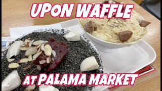 Upon Waffle at Palama Market | Black Sesame & Misugaru Pat Bing Su April 15, 2024