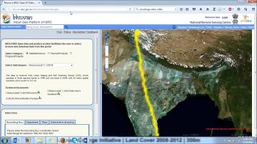 Downloading EO DATA From ISRO