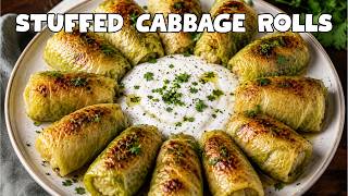 You must try These Stuffed Cabbage Rolls with yoghurt dip! They are Absolutely Delicious!