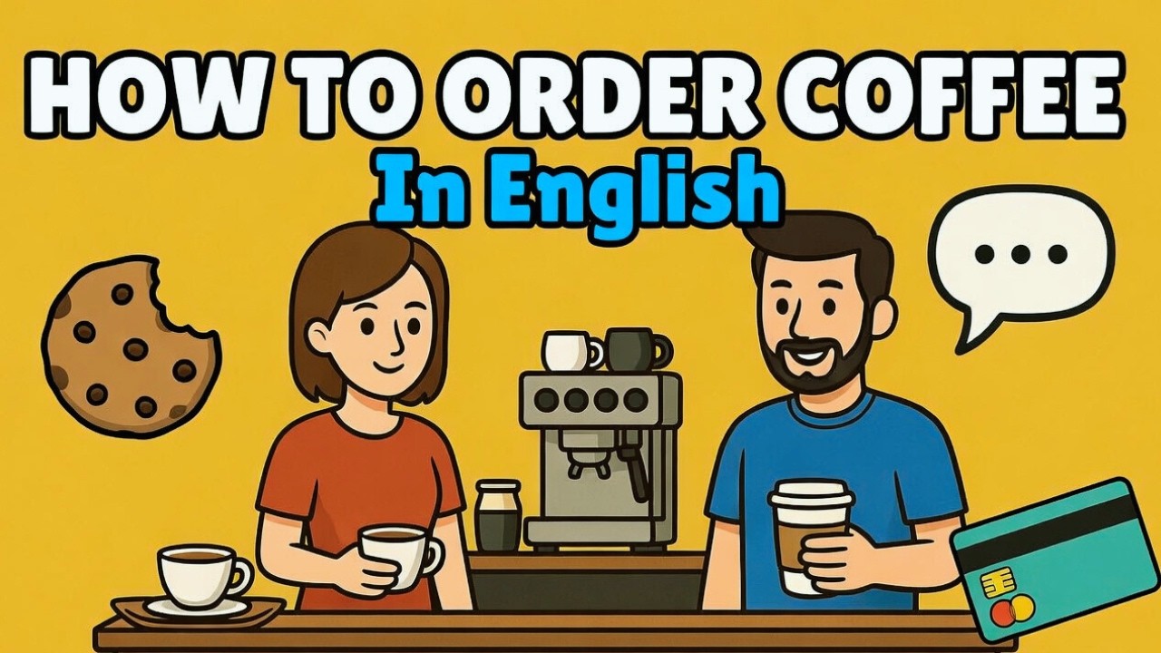 How to Speak English at a Coffee Shop | English Conversation Practice ...