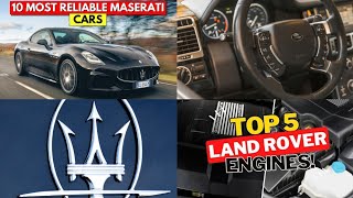 Land Rover VS Maserati Reliability | Top Most Reliable Cars from each Brand