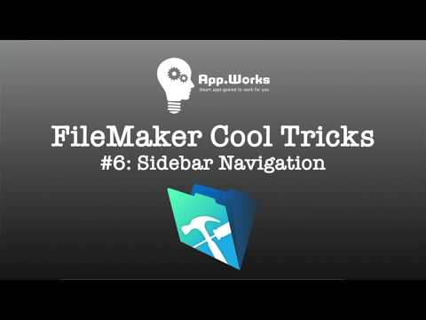 FileMaker Cool Trick #6: Sidebar Navigation
