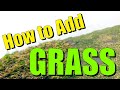 Add Grass to Your Halloween Village