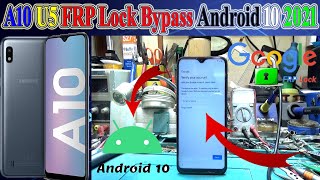 آحدث ثغرة أندورايد 10-2021 تخطي حساب جوجل FRP A105F U5 | Samsung Galaxy A10 FRP Bypass Android 10