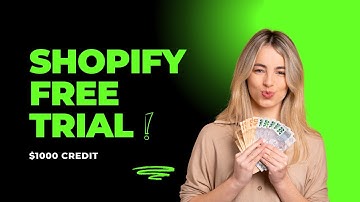 Shopify Free Trial 🔥 | Start Your Store with $1 and Test Your Online Business Idea!