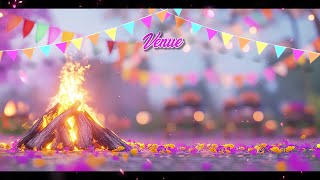 Blank Full Screen Wedding Invitation Template | Wedding WhatsApp Invitation Video