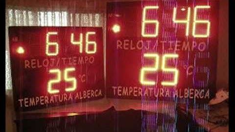 Microcontroladores PIC Display-Reloj Jumbo