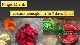 How To Increase Hemoglobin In 7 Days Iron Deficiency Beetroot Juice Recipe By Zskitchen