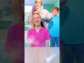 (shhh..the ending...) Hair Half Up Half Down with everyone in the Norris Nuts bathroom