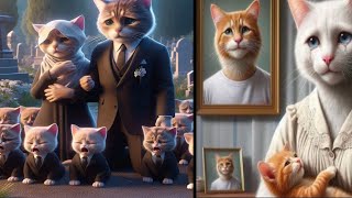 cat family story// #catlovre #funnycat #aicat