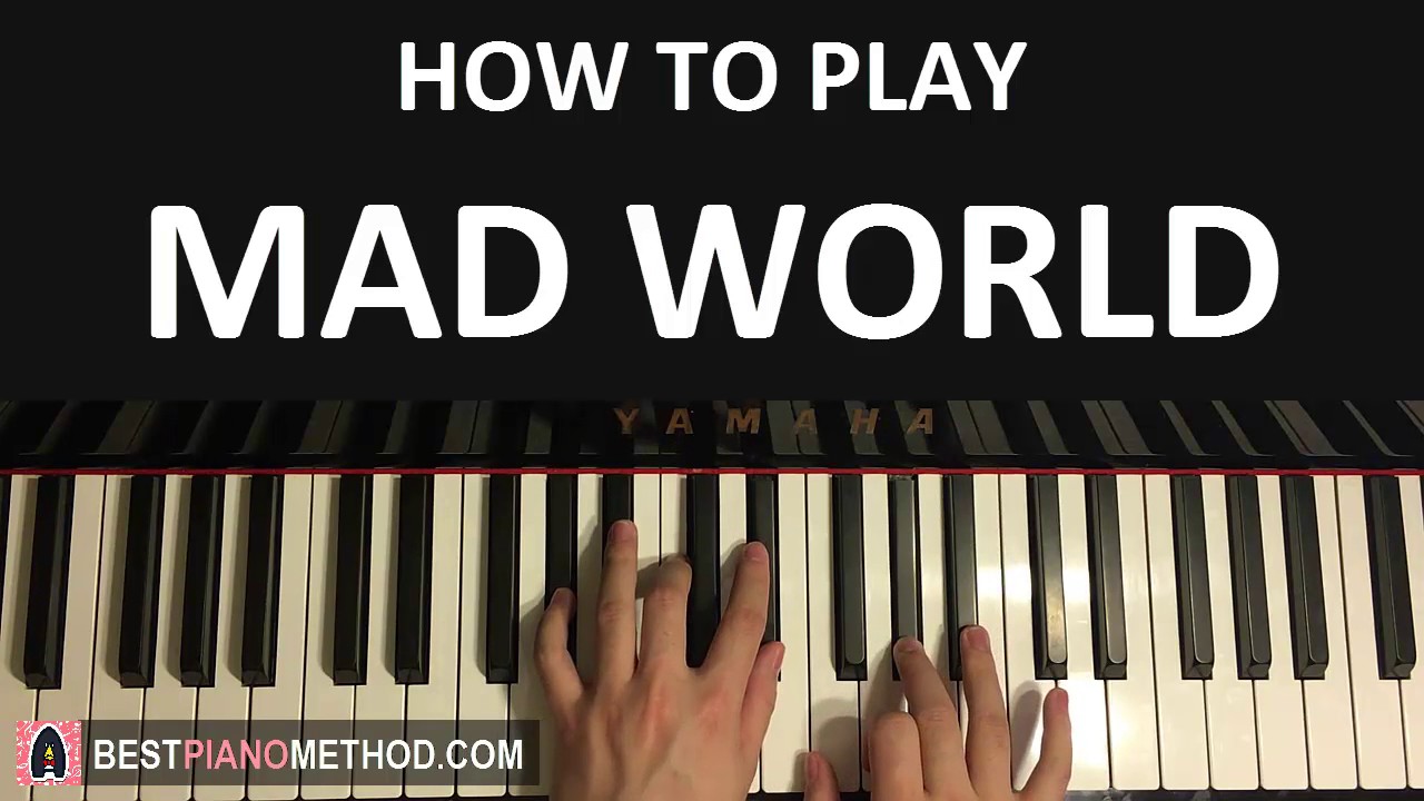 Mad World in C major Sheet music for Piano (Solo) Easy