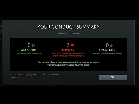 How to find Dota 2 Behavior Score and improve it.... - YouTube