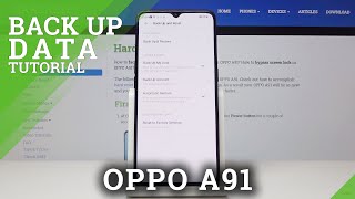 How to Create Google Backup in OPPO A91 – Add Google Backup screenshot 5