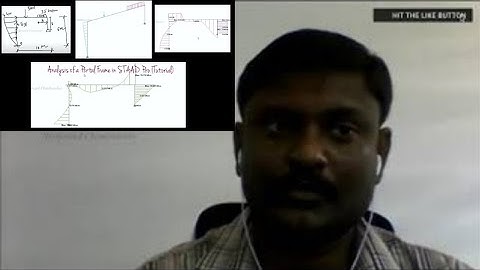 Analysis of a Portal Frame in STAAD Pro (Tutorial)