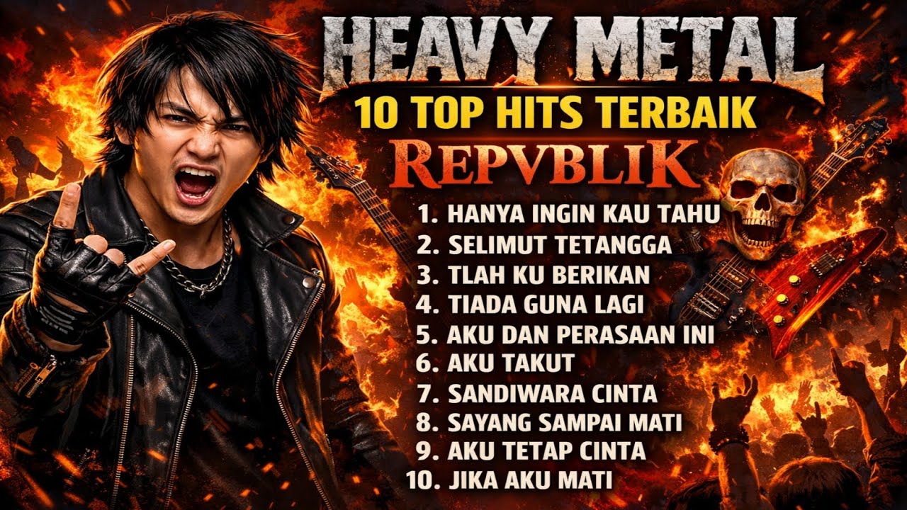 10 TOP HITS REPVBLIK | HEAVY METAL | COVER BY SN METAL 