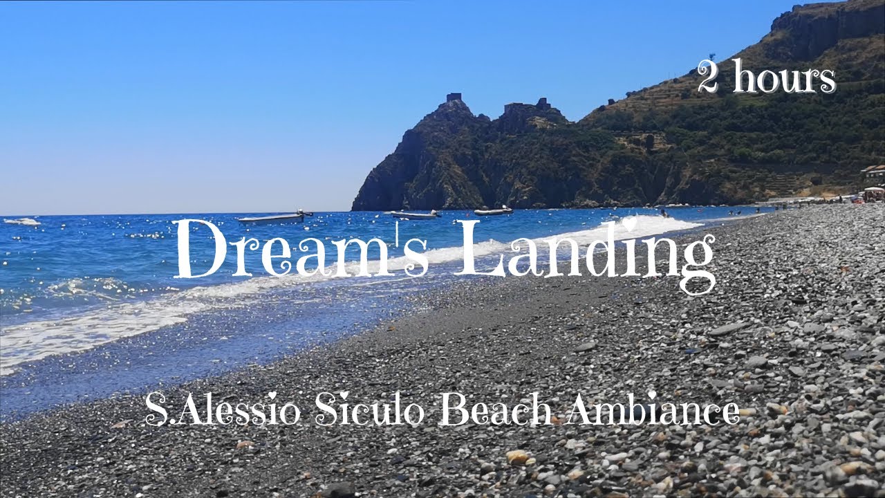 Suono rilassante del mare e delle onde sulla spiaggia di S.Alessio ...