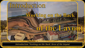 Intro-Video working on the back of the Layout #nscale #modeltrains