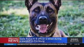 State Police K-9 shot and killed during Fitchburg standoff