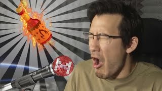 Markiplier Sings to his outro [Hot Sauce: Bad Idea]
