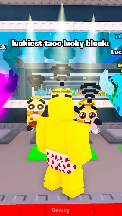 The luckiest taco lucky block in Steal a Brainrot 😱