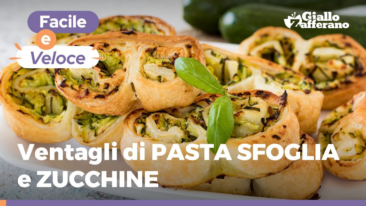 Puff Pastry Fans with Zucchini