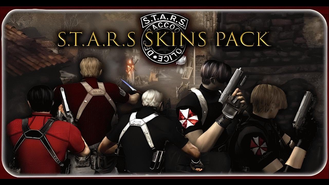 Resident Evil 4 PS2 S.T.A.R.S Skins Pack