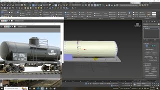 3DsMax Tutorials, Learn 3D Modeling a Tank Wagon in Railways from Scratch in 3Dsmax.( Part 1)