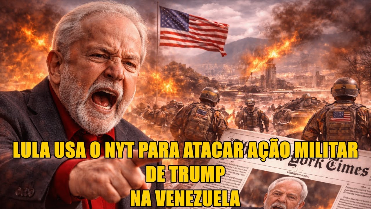 LULA ROMPE O SILÊNCIO: CRÍTICA DURISSIMA AOS EUA NA VENEZUELA EM ARTIGO NO NYT!