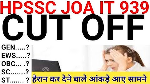 JOA IT 939 CUT OFF || 9 DISTRICT SURVEYS LIVE REPORT || JOA IT 939 EXAM HELD ON 24 APRIL 2022 ||