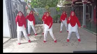 Ibu ibu Lansia Senam Yang Penting Happy choreo Van Wien