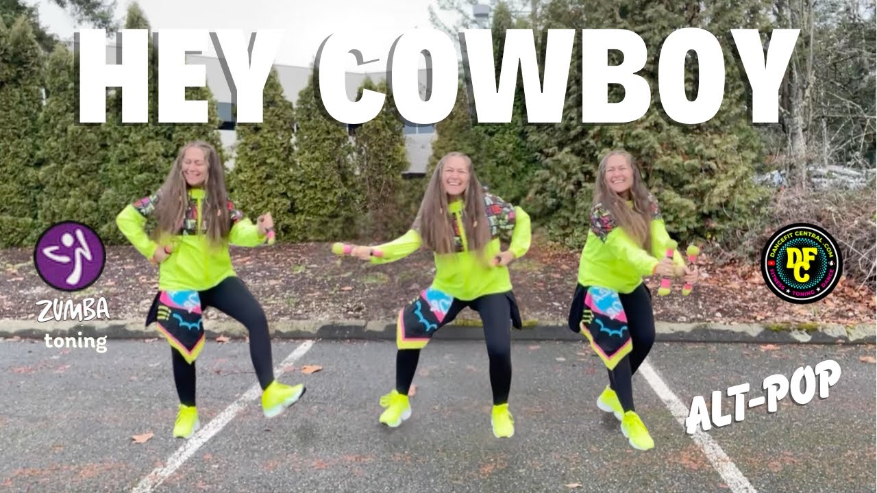 HEY COWBOY ZUMBA TONING HEELTOE2 STEP PADDLE TURNS Caption