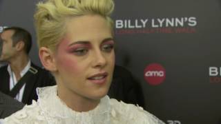 Billy Lynns Long Halftime Walk Kristen Stewart Red Carpet Movie Premiere Interview Screenslam