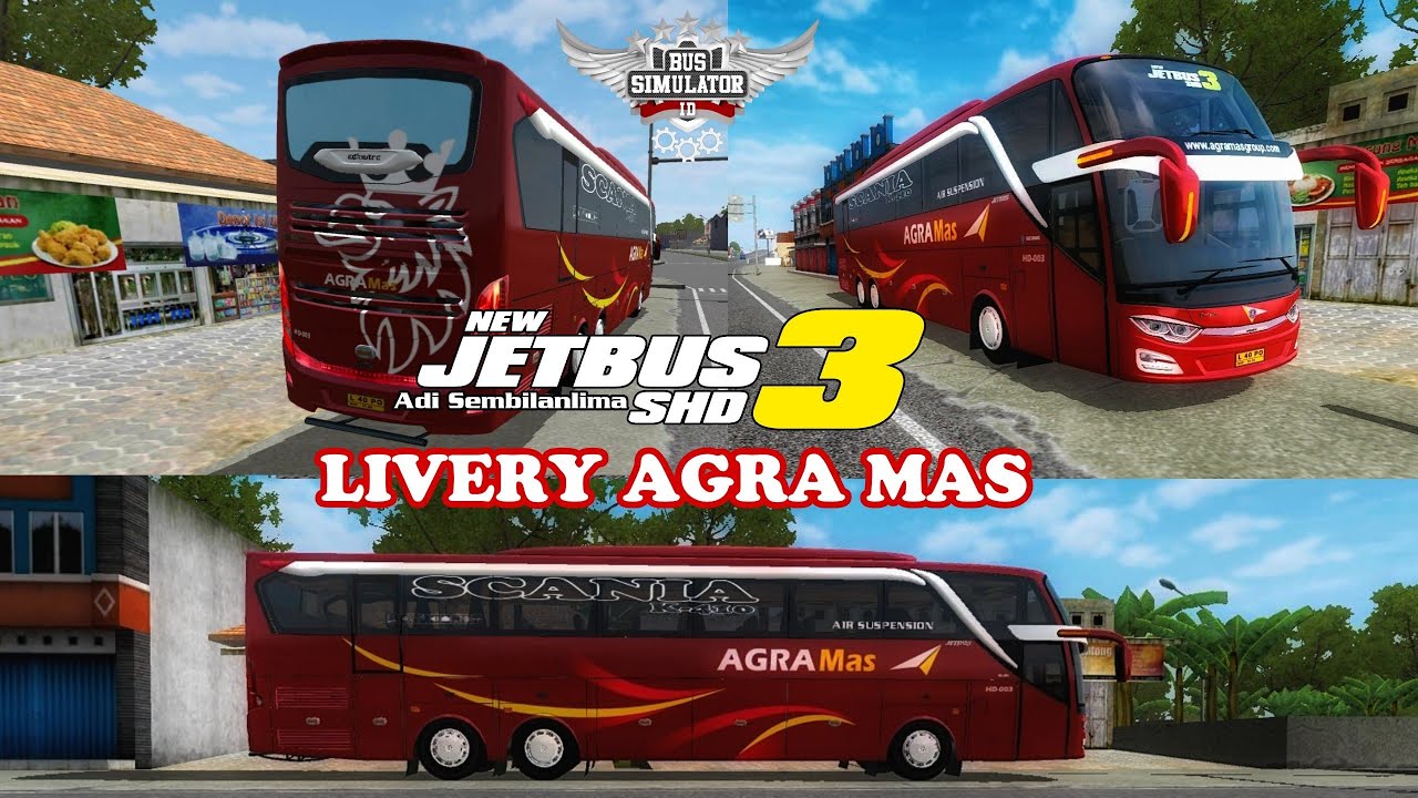 Livery ARGA MAS JB3 SHD SCANIA K410iB | Bus Simulator  