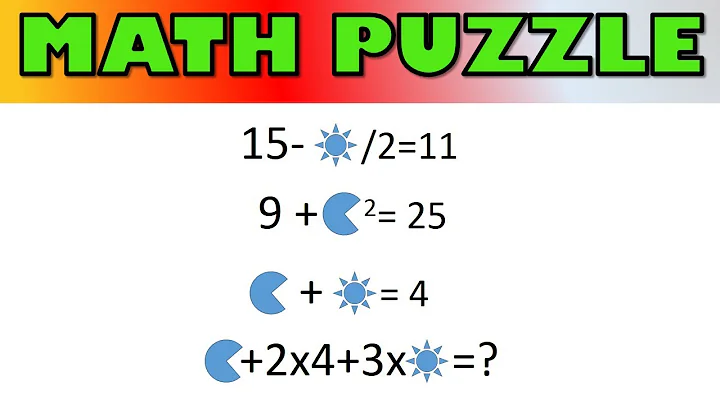 Math riddle with solution #72 I Maths puzzles with answers