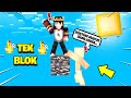 SAKAR BEBEK İLE TEK BLOK - !! 😱 Minecraft