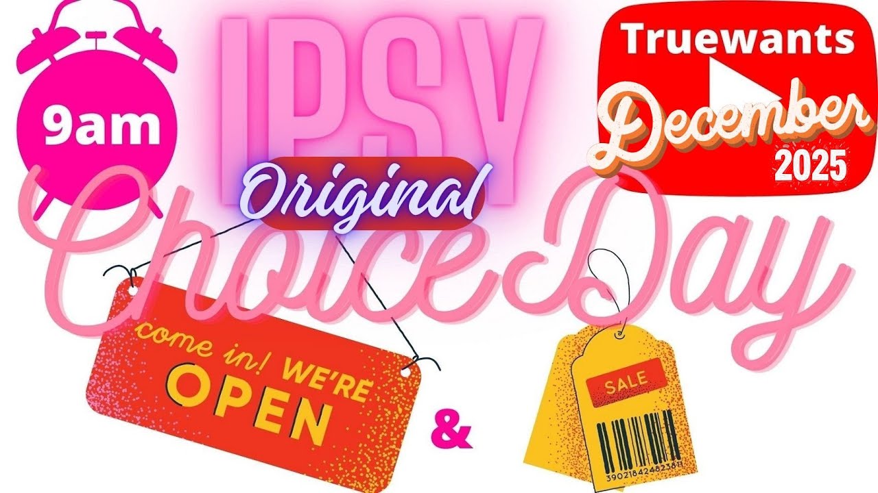 День выбора оригинальной гламурной сумки IPSY в декабре 2025 года и новая распродажа начинаются с...