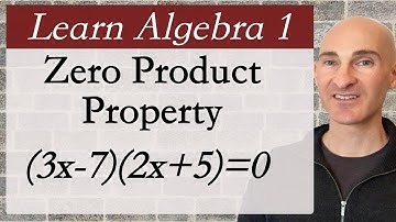 Zero Product Property (Learn Algebra 1)