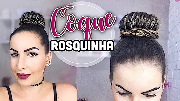 Como fazer coque rosquinha no cabelo cacheado?