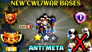 Best Th18 Cwl Base Links New Th18 War & Legend Defence Bases In Clash Of Clans