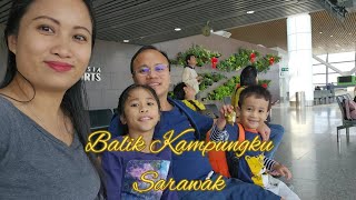 Balik Sarawak celebrate Chinese New Year | flight delay dan kepanasan di dalam plane