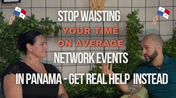 Stop wasting your time at pointless networking events—get real, actionable help in Panama instead.