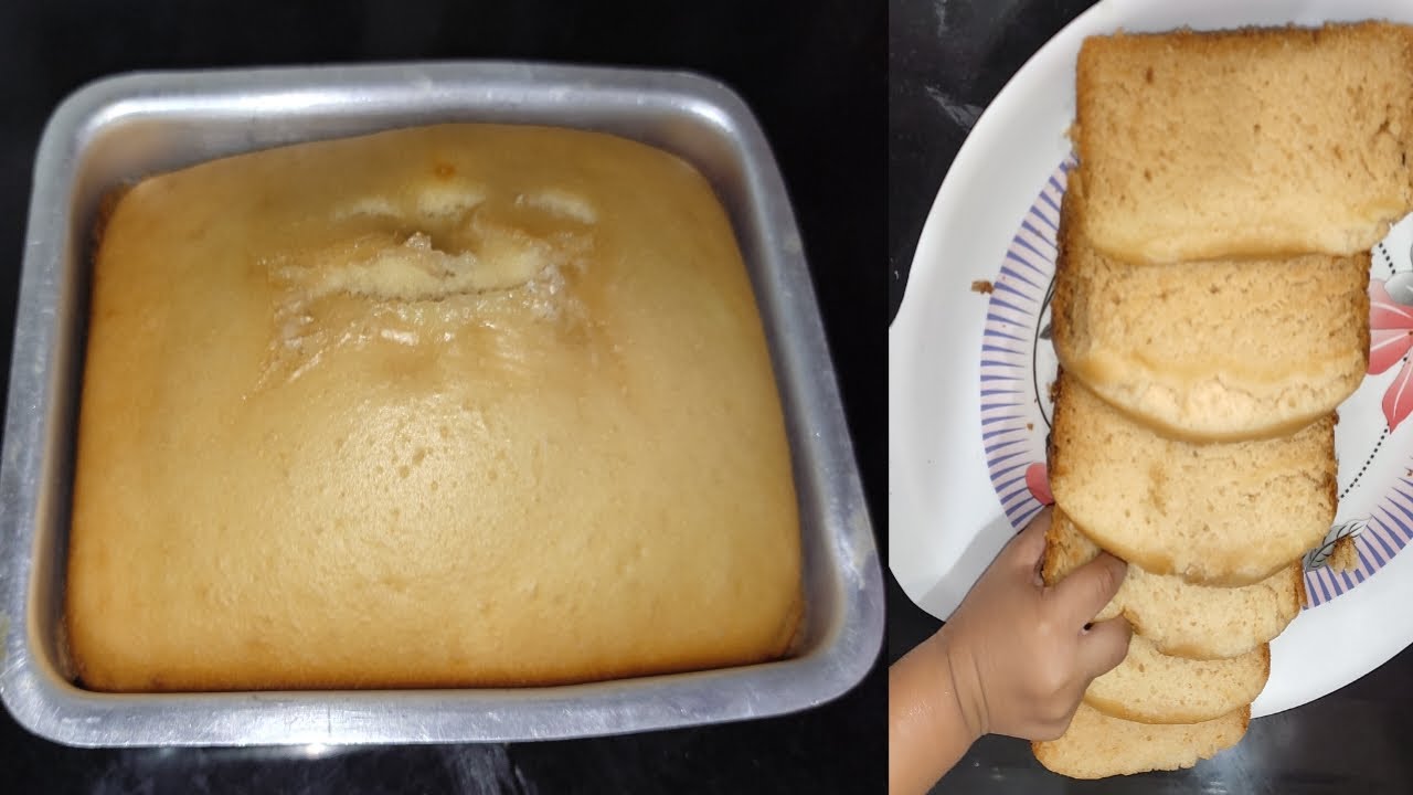 Eggless sponge cake recipe without oven| cake recipe|