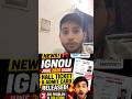 🚨 BREAKING NEWS 🚨IGNOU JUNE 2026 EXAM Hall Ticket &amp; Admit Card Released 🔥😱